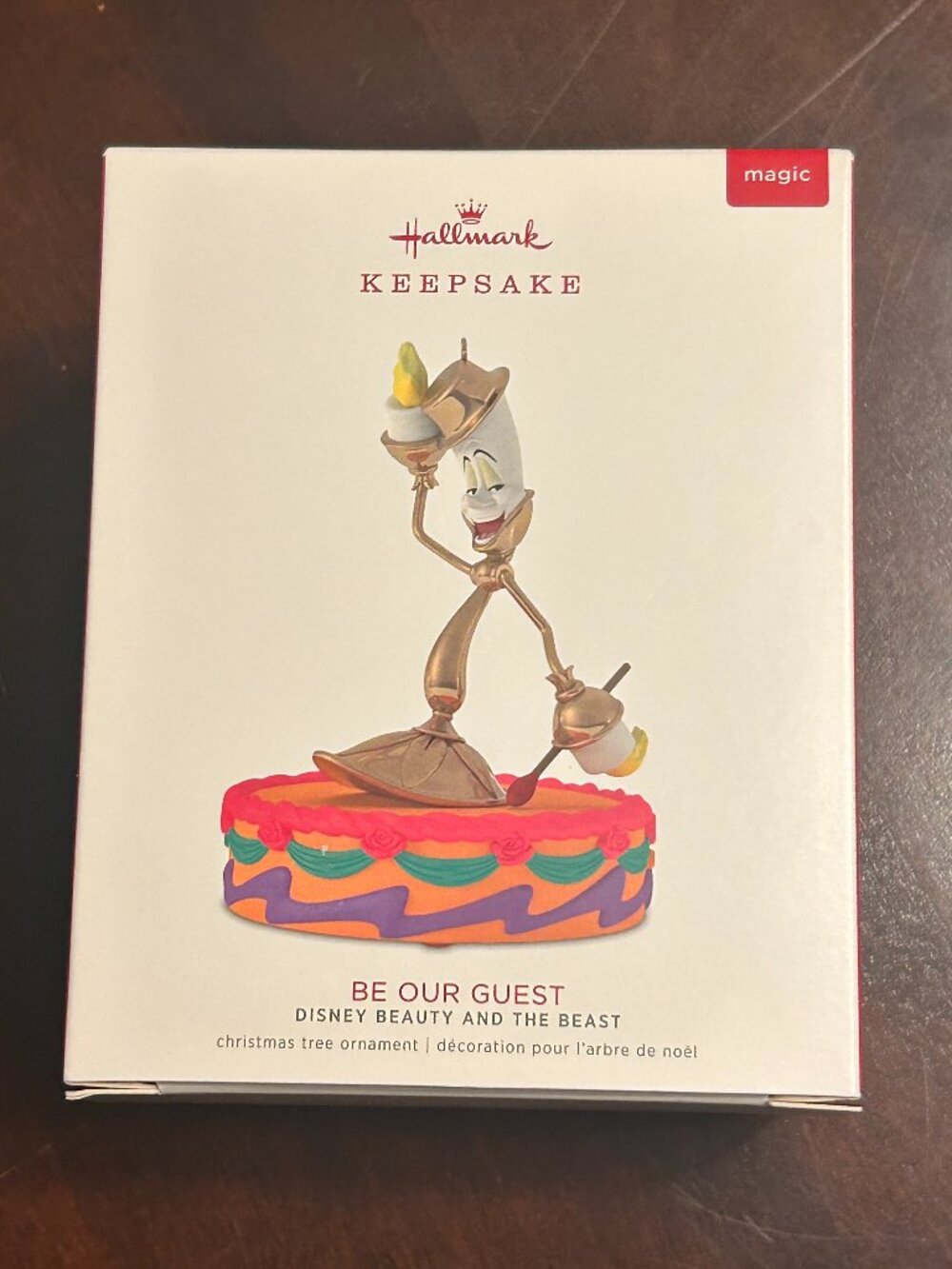 Hallmark Keepsake 2018 Be Our Guest Lumiere Beauty & the Beast Magic Ornament